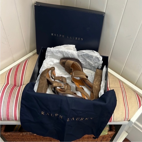 Ralph Lauren Collection Diandra Suede Heels - Picture 4 of 15